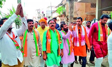 प्रभारी मंत्री ने गली-गली मांगे वोट, बोले-भाजपा को मिलेगा बहुमत