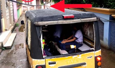 शाजापुर: खतरे में डाली बच्चों की जान, ‘करंट’ के करीब से निकली स्कूल वैन  