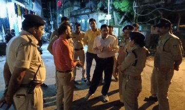 दोपहर में IG और DIG ने निर्देश दिए..., रात को शहर में निकल पड़े SP