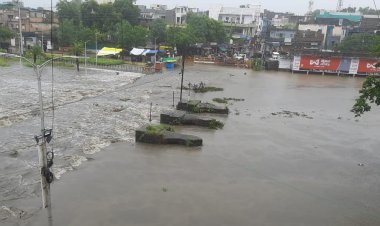शाजापुर की बरसात: 24 घंटे में आठ इंच, 60 गांव शहर से कटे, बस्तियों में पानी, कल भी स्कूल की छुट्टी
