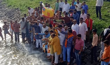 यह है शाजापुर की परंपरा: ‘जलदाता’ को साफा अर्पण कर माना आभार