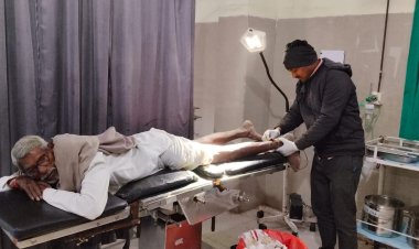 शाजापुर: चाइना डोर से बुजुर्ग का पैर कटा, जिला अस्पताल में भर्ती
